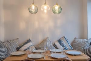 Istumisnurk majutusasutuses Charming Cornish Cottage in the heart of St Agnes