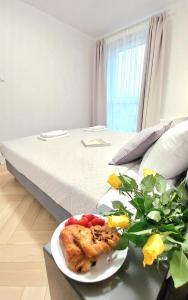 Posteľ alebo postele v izbe v ubytovaní Apartment Golden Beach by TriApart