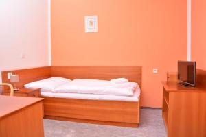 Postel nebo postele na pokoji v ubytování Hotel Pizzeria Istria