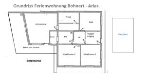 Půdorys ubytování Ferienwohnung Bohnert-Arias