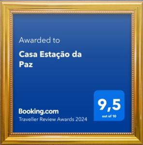 zdjęcie ramki z biletem w obiekcie Casa Estação da Paz w mieście Miguel Pereira