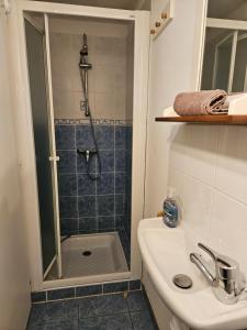 Koupelna v ubytování Agréable maison climatisée idéalement placée pour 6personnes vieux boucau + 5 fotografií