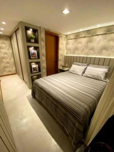 Кровать или кровати в номере Barra Grande Exclusive Residence