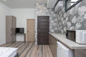Voodi või voodid majutusasutuse Hotel Armeni toas