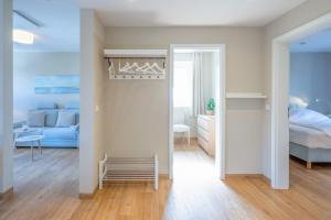 Ένα ή περισσότερα κρεβάτια σε δωμάτιο στο Regenbogen