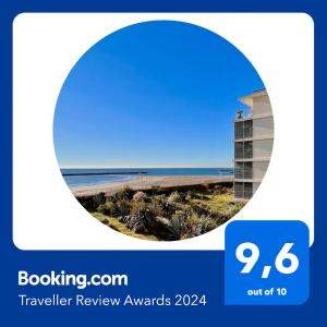 帕拉瓦萊弗洛特的住宿－Le Sunlight - T2 bord de mer, Parking，度假租赁评语预订确认页面的屏幕