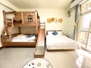 Postel nebo postele na pokoji v ubytování Banshan Yunxiu Homestay