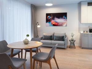 Istumisnurk majutusasutuses Holistic Skin & Wellness SPA Apartments