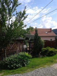 Un jardín fuera de Apartamente Ambrus Praid