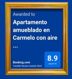 Zdjęcie z galerii obiektu Apartamento amueblado en Carmelo con aire acondicionado w mieście Carmelo