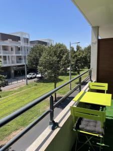 Balkon oz. terasa v nastanitvi Le Galine- Terrace air conditioning and parking!