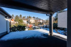 Μπαλκόνι ή βεράντα στο Apartmány Modřany