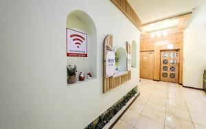 Televiisor ja/või meelelahutuskeskus majutusasutuses Cheongju Ochang memory stay