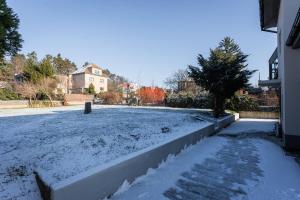 Το Apartmány Modřany τον χειμώνα