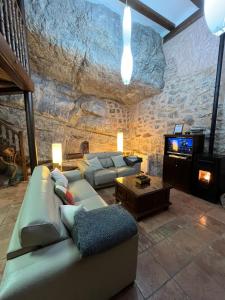 Posezení v ubytování Casa De La Roca