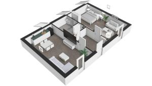 Κάτοψη του Apartmány Modřany
