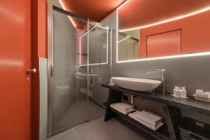 Vannituba majutusasutuses Bio Hotel Hermitage