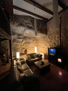 Posezení v ubytování Casa De La Roca