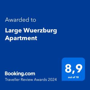Large Wuerzburg Apartment 면허증, 상장, 서명, 기타 문서