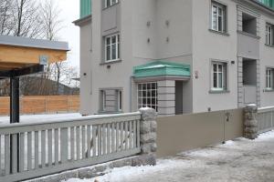 Budova, kde se aparthotel nachází