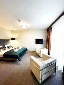 Posteľ alebo postele v izbe v ubytovaní 316 w ROYAL TULIP SAND 200 m do plaży DOBRUK APARTAMENTY + 20 fotografií