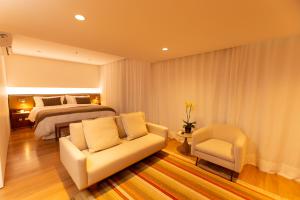 Uma área de estar em Quality Hotel Pampulha & Convention Center
