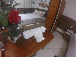 Postel nebo postele na pokoji v ubytování Princesa Isabel Pousada e Hotel – Dom Pedro