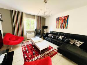 Posedenie v ubytovaní Villa Cosy - Villa de vacances environnement calme MAE-4054