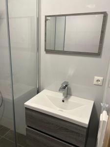 Ένα μπάνιο στο Pension Boardinghaus Dingolfing