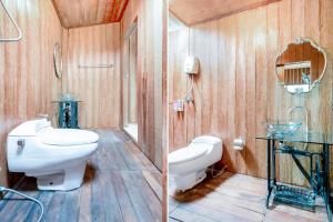 Bathroom sa OYO 693 Tree House Cottage