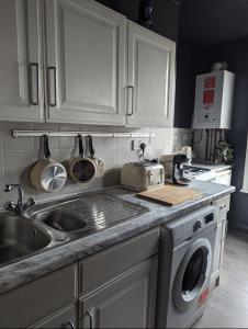 Kjøkken eller kjøkkenkrok på 1 Bed Apartment in Newington Green Village