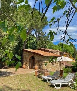 Zahrada ubytování Berenice in Chianti - Authentic Tuscan Country House