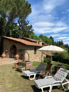 Zahrada ubytování Berenice in Chianti - Authentic Tuscan Country House