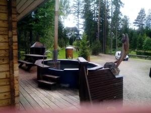 Zahrada ubytování RNK Peebu Kämping
