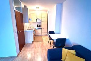 Kuchyň nebo kuchyňský kout v ubytování Apartment 14 im Herzen von Linz
