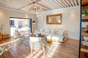 Posezení v ubytování Villa Amore Valentina, Valle de Guadalupe