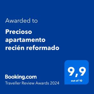 Precioso apartamento recién reformado 면허증, 상장, 서명, 기타 문서