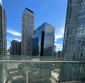 a view of a city skyline with tall buildings at to be deleted in Toronto