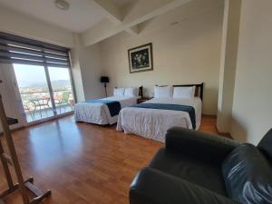 Voodi või voodid majutusasutuse HOTEL TRUEBA toas
