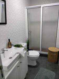 Phòng tắm tại Casa Corpo Santo