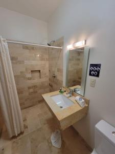 Vannituba majutusasutuses HOTEL TRUEBA