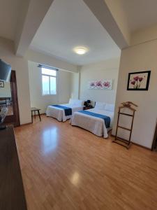 Voodi või voodid majutusasutuse HOTEL TRUEBA toas