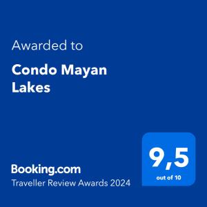 a screenshot of a cell phone with the words cancelled to corona mayan lakes at Condo Mayan Lakes in Acapulco