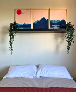 A bed or beds in a room at Condominio en Lomas de Mazatlán