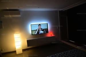Televízia a/alebo spoločenská miestnosť v ubytovaní Résidence Héliopolis Bâtiment E - Studio pour 2 Personnes 594 - Naturiste