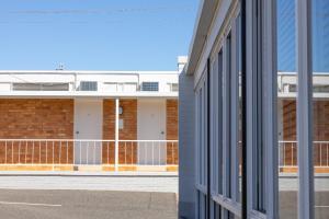 a view of the outside of a building at The Club Hotel in Gladstone