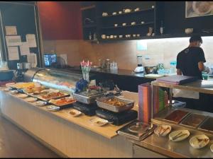 a buffet line with many different types of food at Kay Hotel and Residences in Angeles