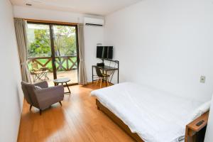 Hotel Circle one客房内的一张或多张床位