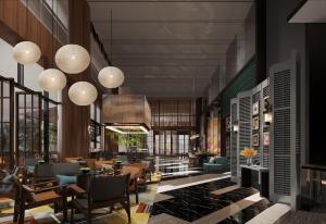 Istumisnurk majutusasutuses UrCove by Hyatt Foshan Downtown