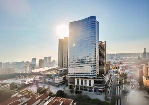 Linna Foshan üldine vaade või majutusasutusest UrCove by Hyatt Foshan Downtown pildistatud vaade